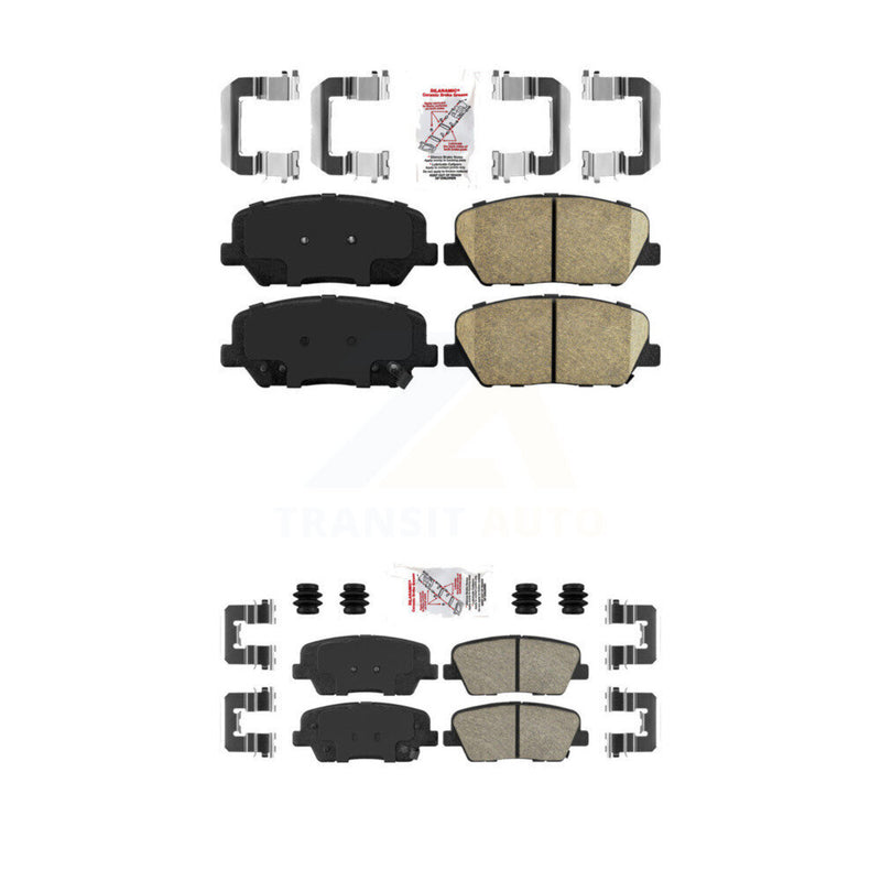 AmeriBRAKES KNF-100941 Disc Brake Pad for 2010-2016 Hyundai Genesis Coupe - Front and Rear