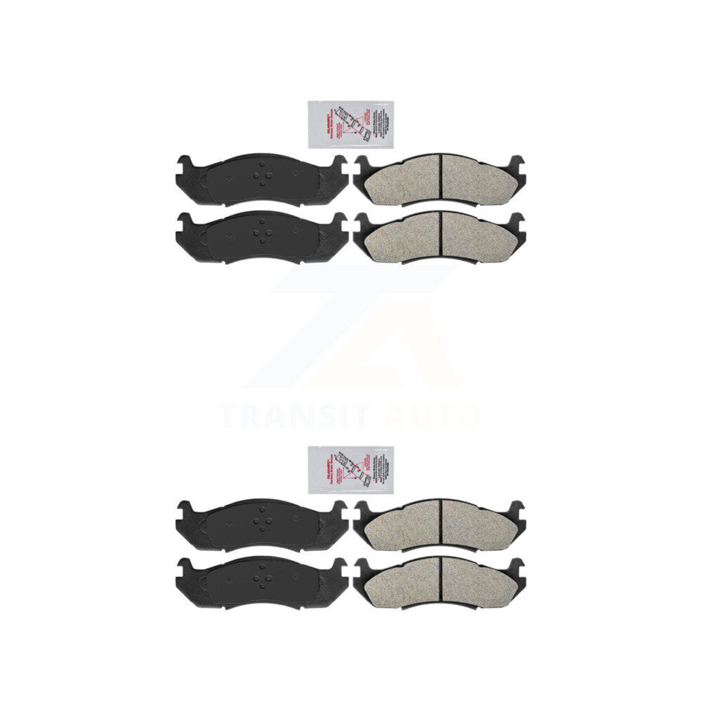 AmeriBRAKES KNF-100947 Disc Brake Pad for 2002-2003 Hummer H1 - Front and Rear