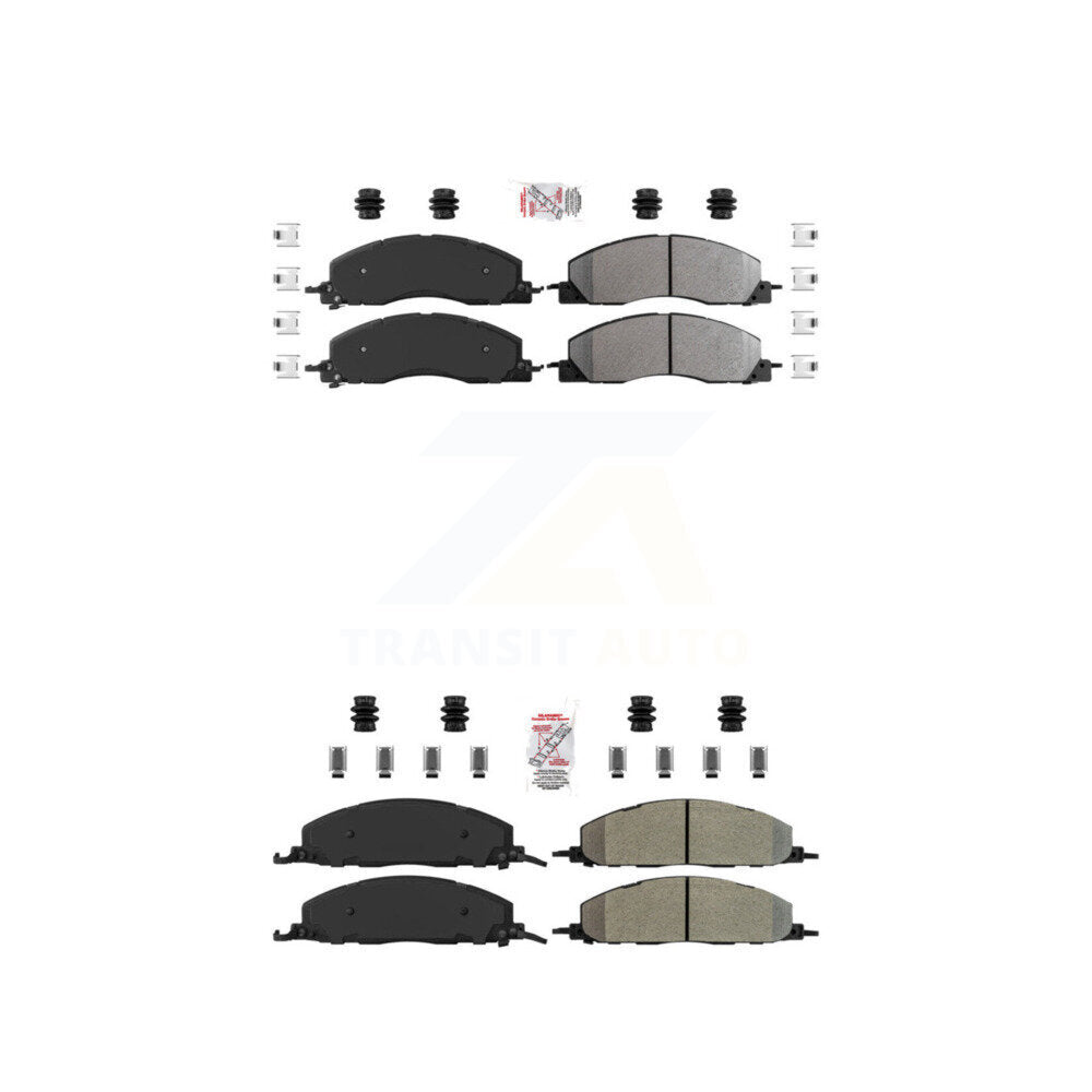 AmeriBRAKES KNF-100948 Disc Brake Pad for 2009-2018 Ram 1500, Ram 2500 and More - Front and Rear