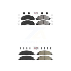 AmeriBRAKES KNF-100949 Disc Brake Pad for 2009-2018 Ram 1500, Ram 2500 and More - Front and Rear