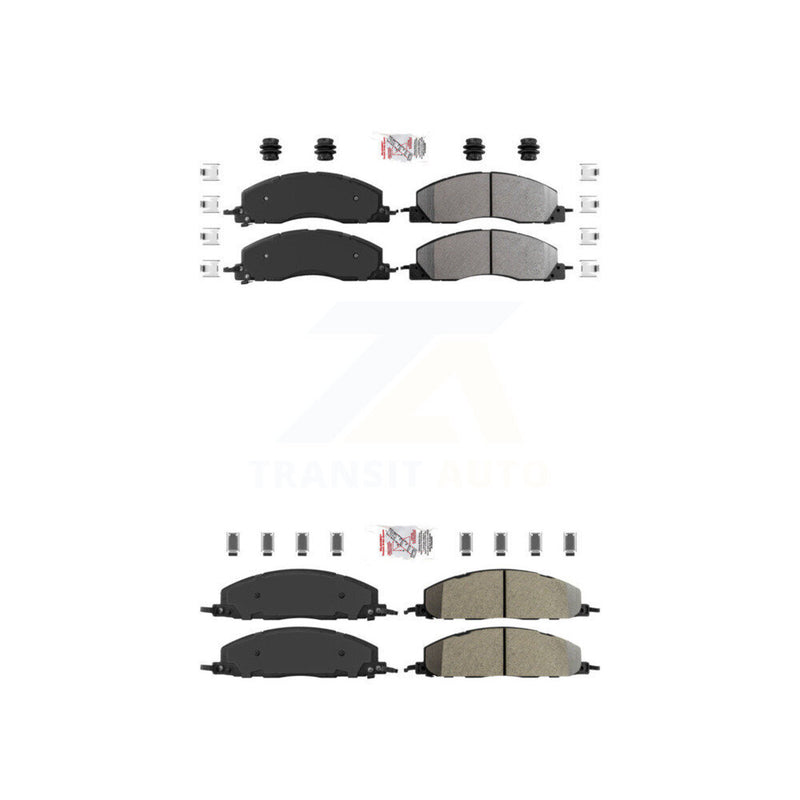 AmeriBRAKES KNF-100949 Disc Brake Pad for 2009-2018 Ram 1500, Ram 2500 and More - Front and Rear