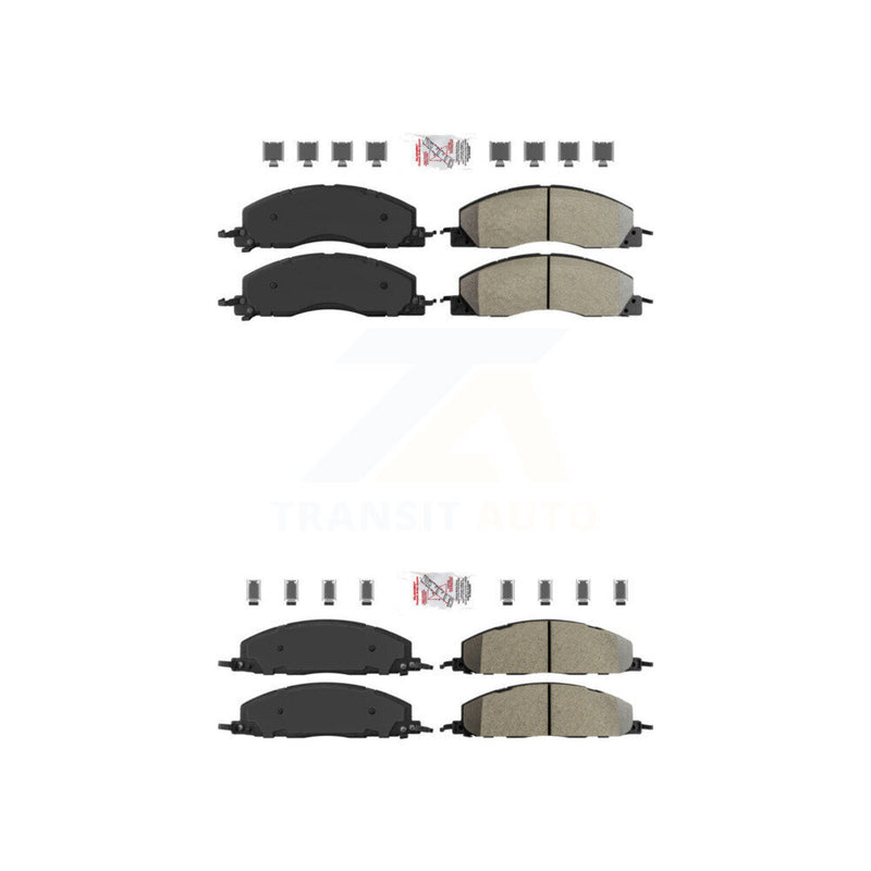 AmeriBRAKES KNF-100951 Disc Brake Pad for 2009-2018 Ram 1500, Ram 2500 and More - Front and Rear