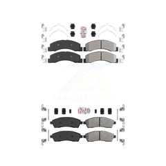 AmeriBRAKES KNF-100952 Disc Brake Pad for 1999-2005 Ford Excursion, Ford F-250 Super Duty, Ford F-350 Super Duty - Front and Rear