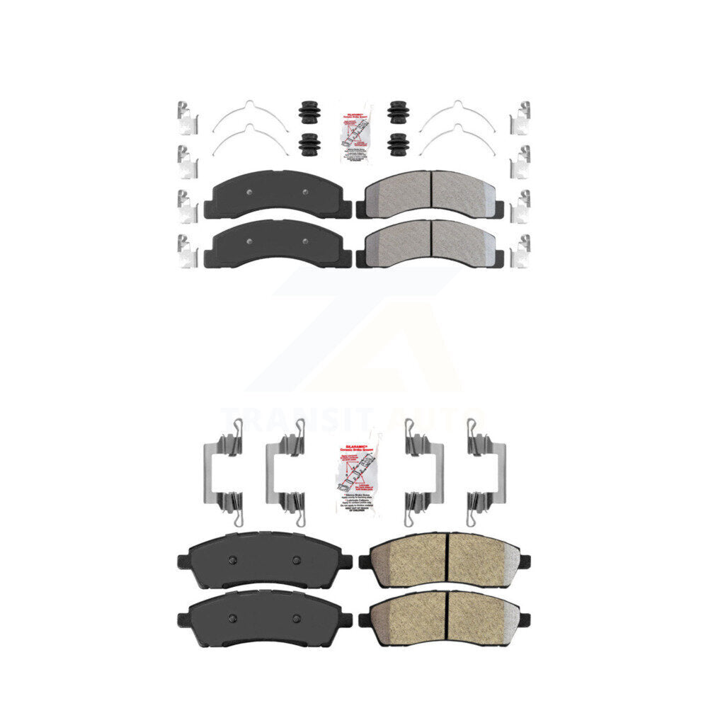 AmeriBRAKES KNF-100953 Disc Brake Pad for 1999-2005 Ford Excursion, Ford F-250 Super Duty, Ford F-350 Super Duty - Front and Rear