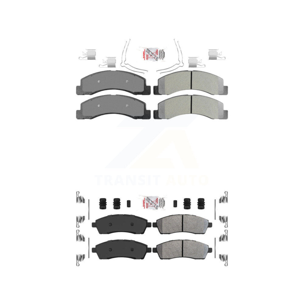AmeriBRAKES KNF-100954 Disc Brake Pad for 1999-2005 Ford Excursion, Ford F-250 Super Duty, Ford F-350 Super Duty - Front and Rear