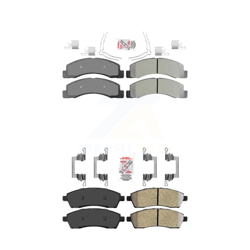 AmeriBRAKES KNF-100955 Disc Brake Pad for 1999-2005 Ford Excursion, Ford F-250 Super Duty, Ford F-350 Super Duty - Front and Rear