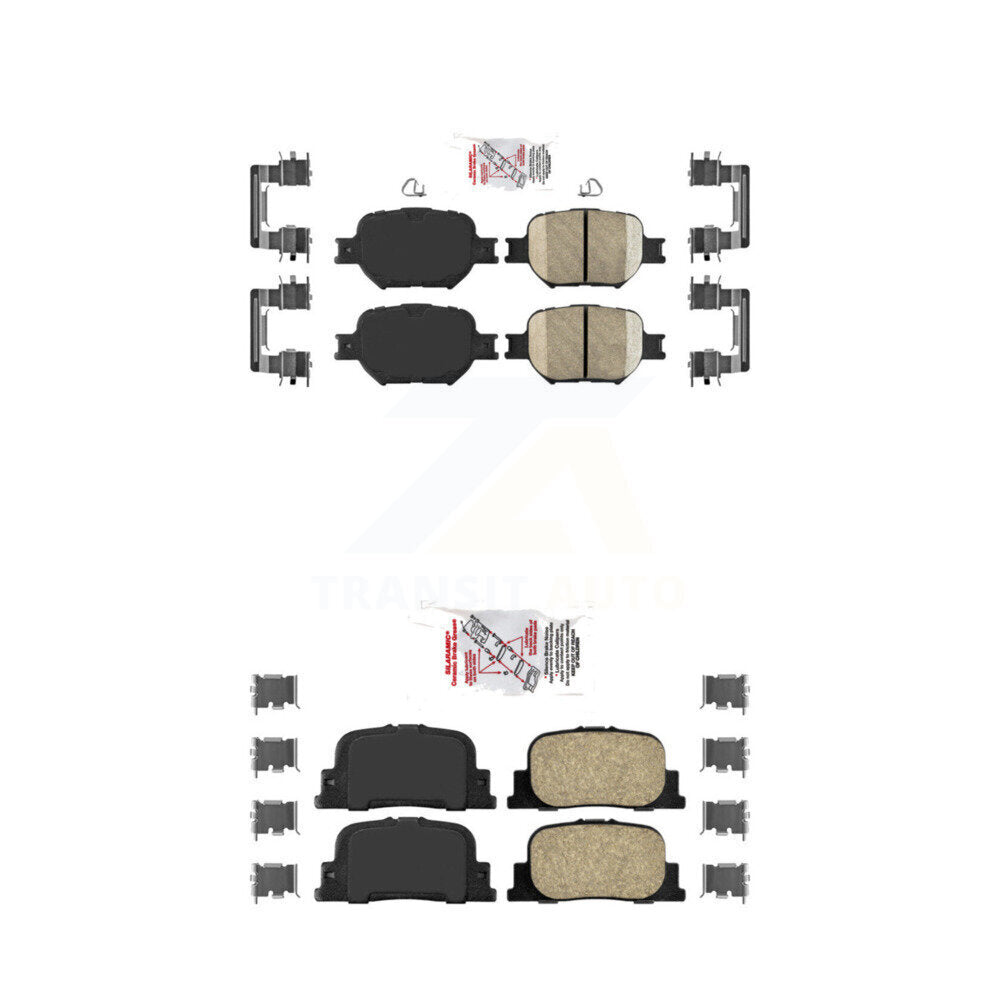 AmeriBRAKES KNF-100956 Disc Brake Pad for 2005-2010 Scion tC - Front and Rear