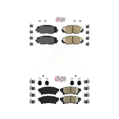 AmeriBRAKES KNF-100962 Disc Brake Pad for 2016-2020 Toyota Mirai - Front and Rear