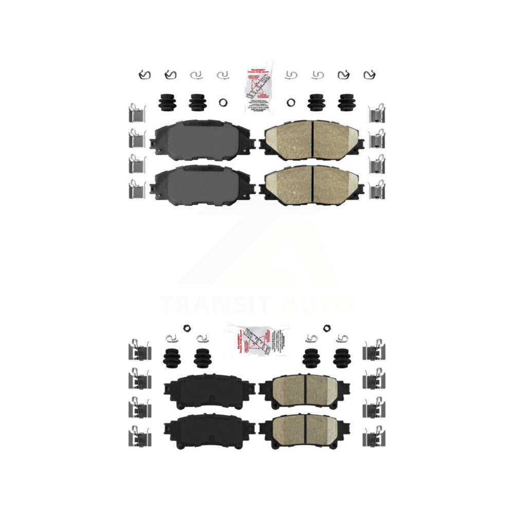 AmeriBRAKES KNF-100964 Disc Brake Pad for 2016-2020 Toyota Mirai - Front and Rear