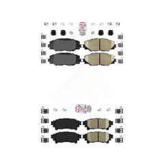 AmeriBRAKES KNF-100965 Disc Brake Pad for 2016-2020 Toyota Mirai - Front and Rear
