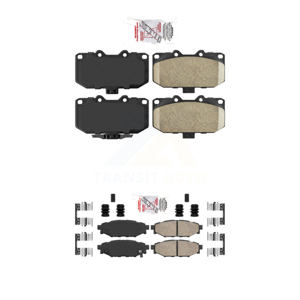 AmeriBRAKES KNF-100972 Disc Brake Pad for 2008 Subaru Impreza - Front and Rear