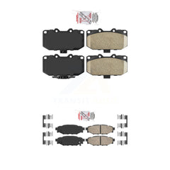 AmeriBRAKES KNF-100973 Disc Brake Pad for 2008 Subaru Impreza - Front and Rear