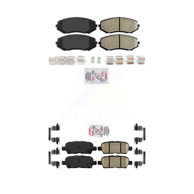 AmeriBRAKES KNF-100976 Disc Brake Pad for 2009-2013 Suzuki Grand Vitara - Front and Rear