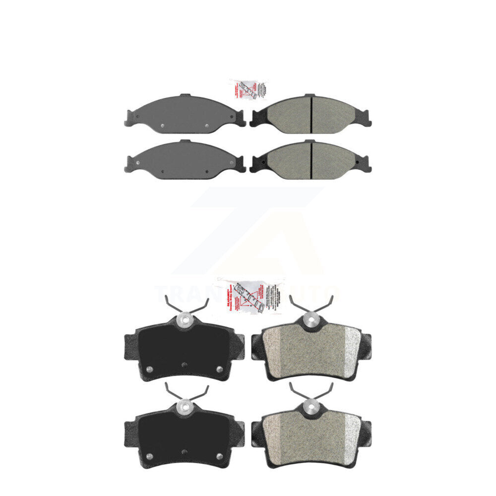 AmeriBRAKES KNF-100978 Disc Brake Pad for 1999-2004 Ford Mustang - Front and Rear