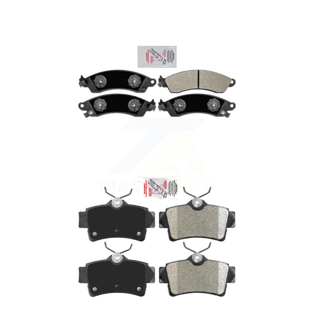 AmeriBRAKES KNF-100979 Disc Brake Pad for 2001-2004 Ford Mustang - Front and Rear