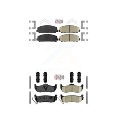 AmeriBRAKES KNF-100985 Disc Brake Pad for 2006-2015 Nissan TITAN, INFINITI QX56, Nissan Armada - Front and Rear