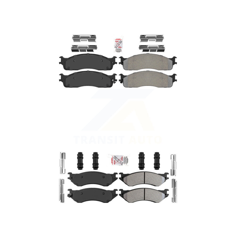AmeriBRAKES KNF-100991 Disc Brake Pad for 2003-2008 Dodge Ram 1500, Dodge Ram 2500, Dodge Ram 3500 - Front and Rear