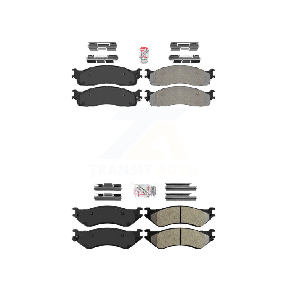 AmeriBRAKES KNF-100992 Disc Brake Pad for 2003-2008 Dodge Ram 1500, Dodge Ram 2500, Dodge Ram 3500 - Front and Rear