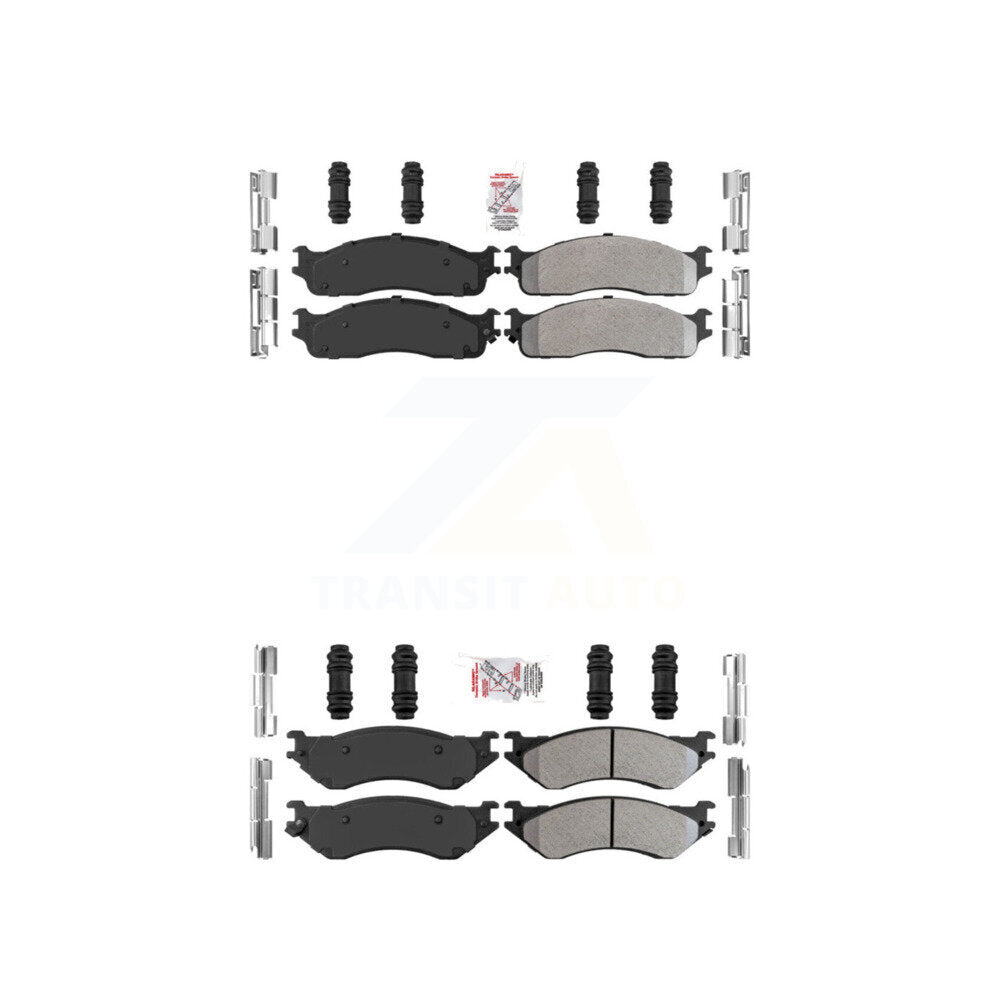AmeriBRAKES KNF-100995 Disc Brake Pad for 2003-2008 Dodge Ram 1500, Dodge Ram 2500, Dodge Ram 3500 - Front and Rear