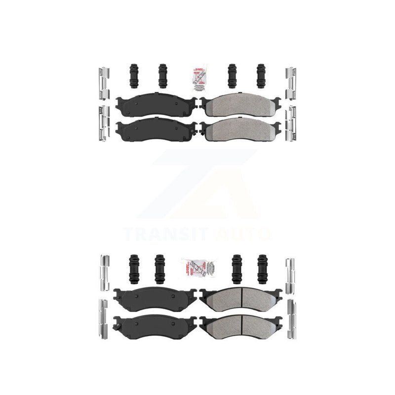 AmeriBRAKES KNF-100995 Disc Brake Pad for 2003-2008 Dodge Ram 1500, Dodge Ram 2500, Dodge Ram 3500 - Front and Rear