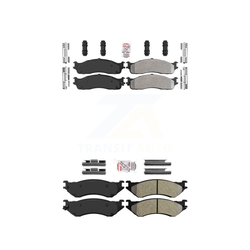 AmeriBRAKES KNF-100996 Disc Brake Pad for 2003-2008 Dodge Ram 1500, Dodge Ram 2500, Dodge Ram 3500 - Front and Rear