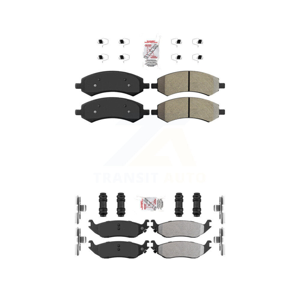 AmeriBRAKES KNF-100999 Disc Brake Pad for 2006-2023 Ram 1500 Classic, Ram 1500 and More - Front and Rear