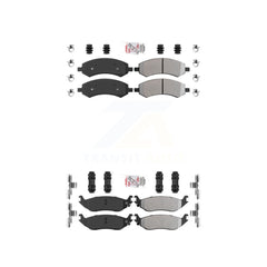 AmeriBRAKES KNF-101003 Disc Brake Pad for 2006-2023 Ram 1500 Classic, Ram 1500 and More - Front and Rear