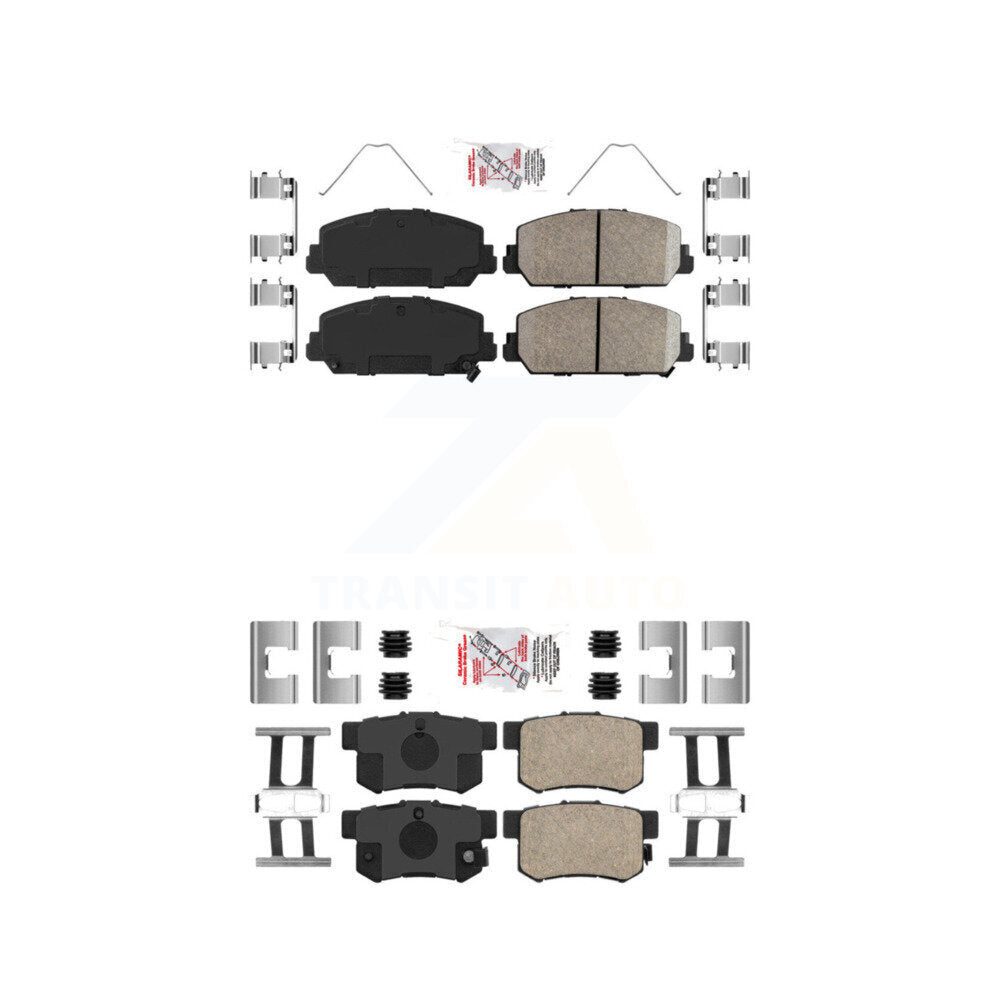 AmeriBRAKES KNF-101006 Disc Brake Pad for 2016-2022 Acura ILX - Front and Rear