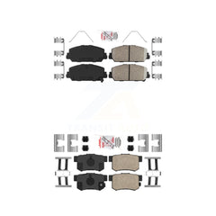 AmeriBRAKES KNF-101006 Disc Brake Pad for 2016-2022 Acura ILX - Front and Rear