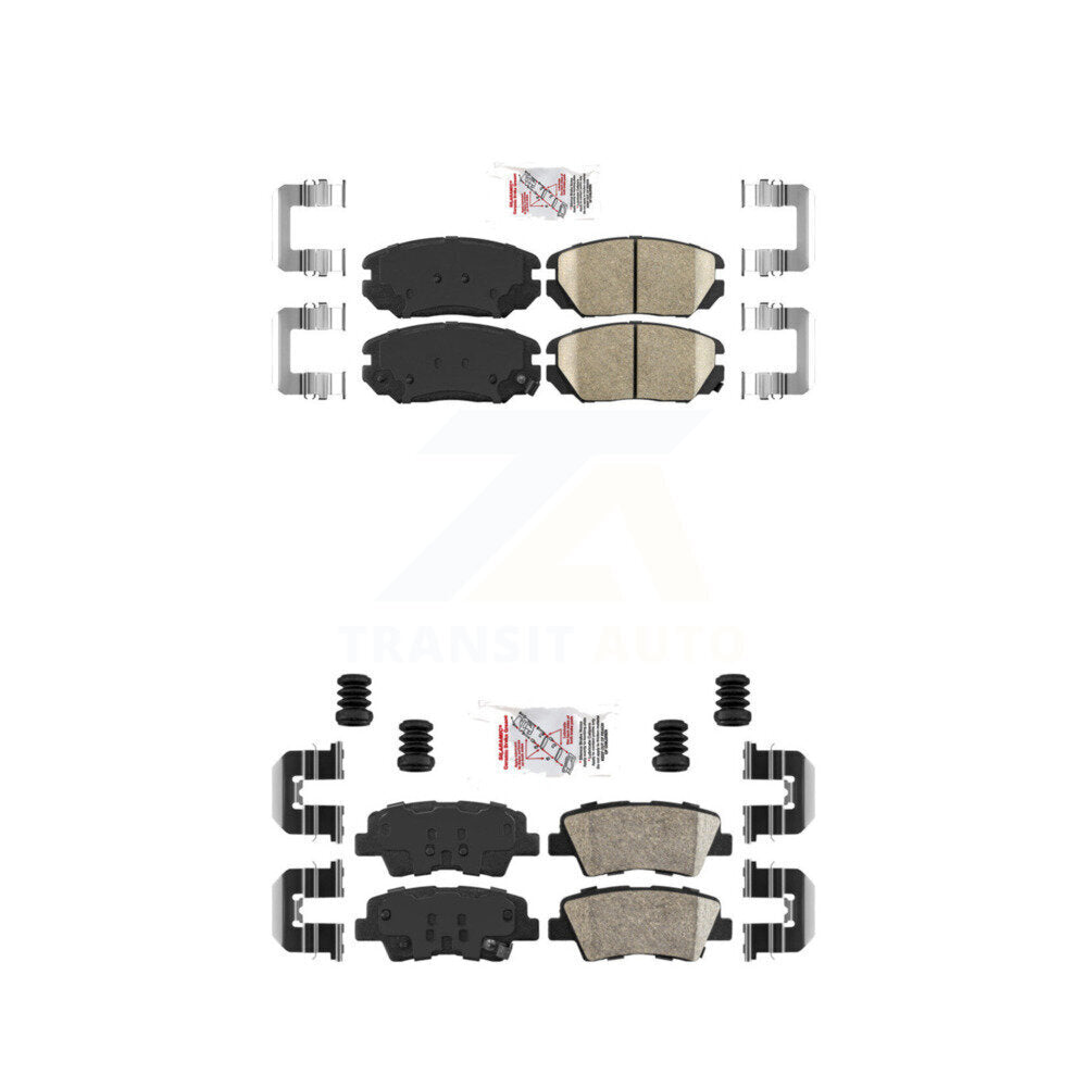 AmeriBRAKES KNF-101013 Disc Brake Pad for 2010-2011 Hyundai Azera - Front and Rear