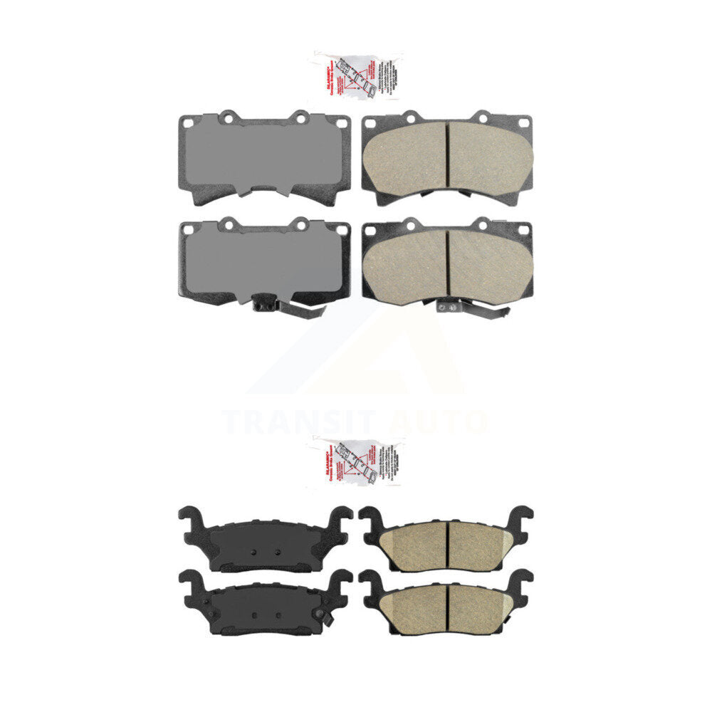 AmeriBRAKES KNF-101034 Disc Brake Pad for 2006-2010 Hummer H3T, Hummer H3 - Front and Rear