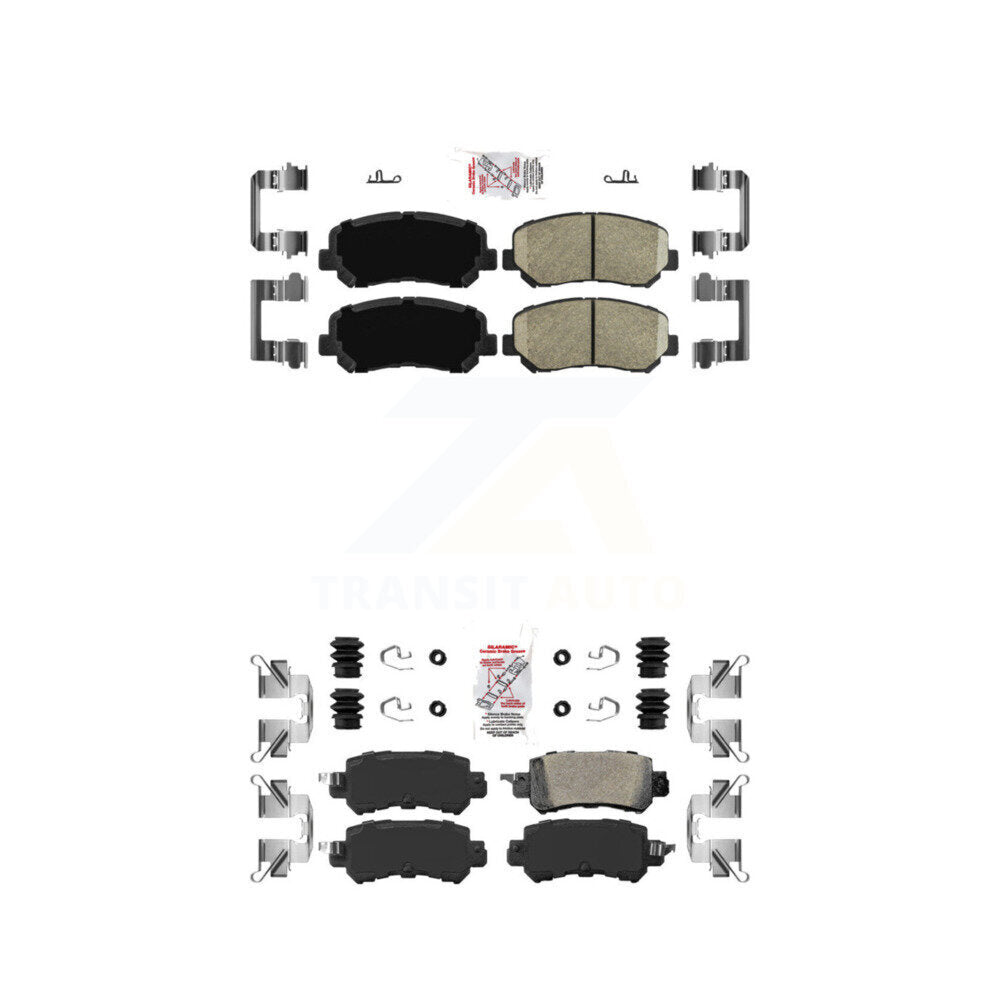 AmeriBRAKES KNF-101039 Disc Brake Pad for 2013-2015 Mazda CX-5 - Front and Rear