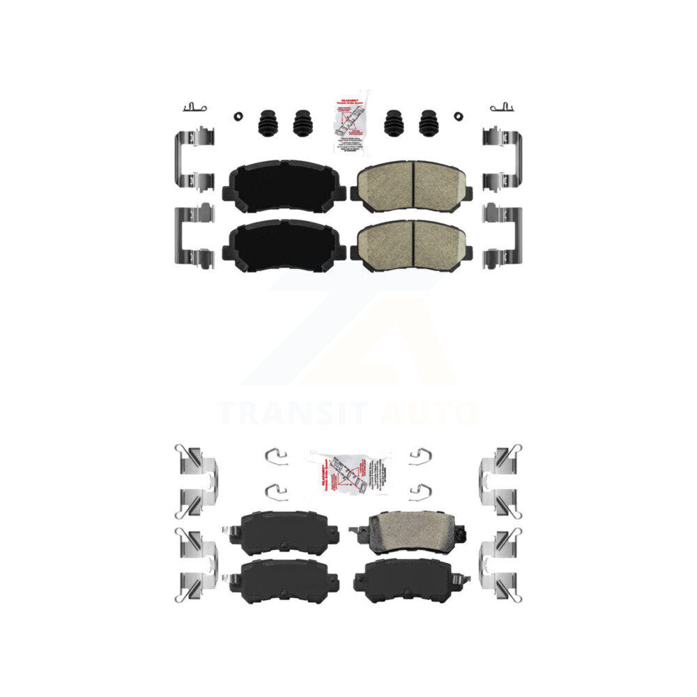 AmeriBRAKES KNF-101042 Disc Brake Pad for 2013-2015 Mazda CX-5 - Front and Rear