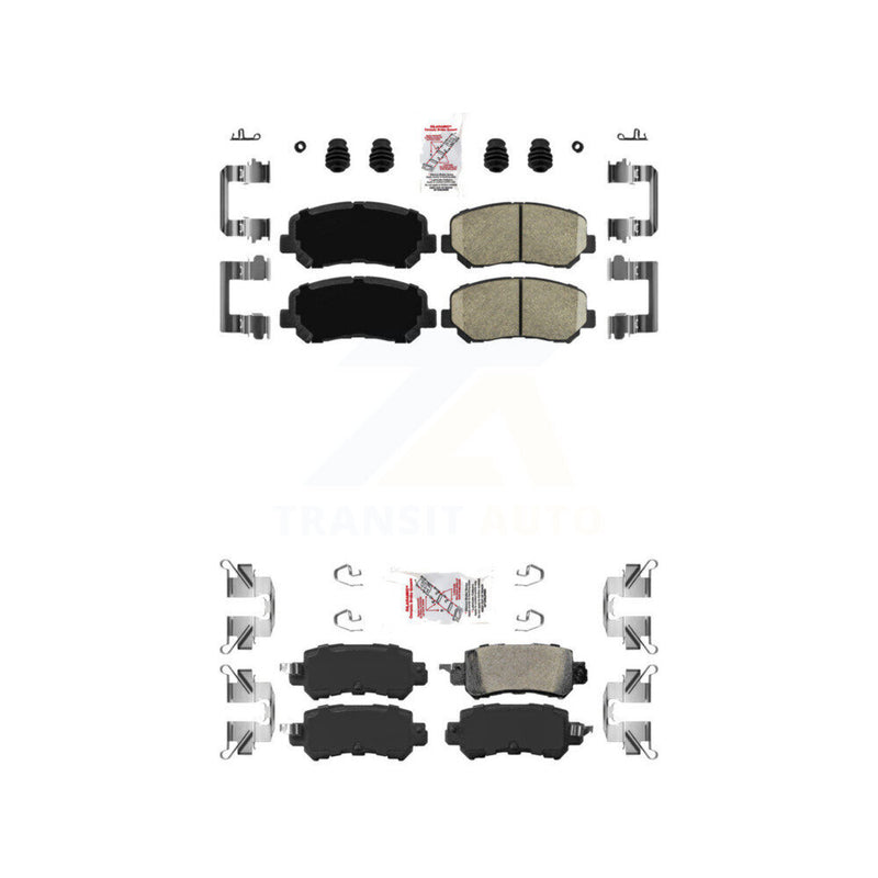 AmeriBRAKES KNF-101042 Disc Brake Pad for 2013-2015 Mazda CX-5 - Front and Rear