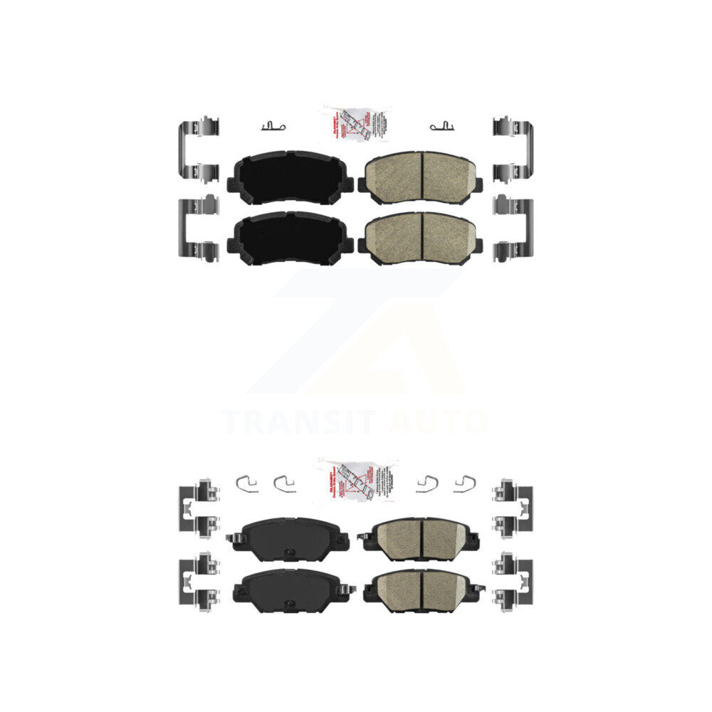 AmeriBRAKES KNF-101043 Disc Brake Pad for 2016-2024 Mazda CX-5 - Front and Rear