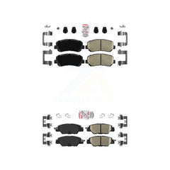 AmeriBRAKES KNF-101044 Disc Brake Pad for 2016-2024 Mazda CX-5 - Front and Rear