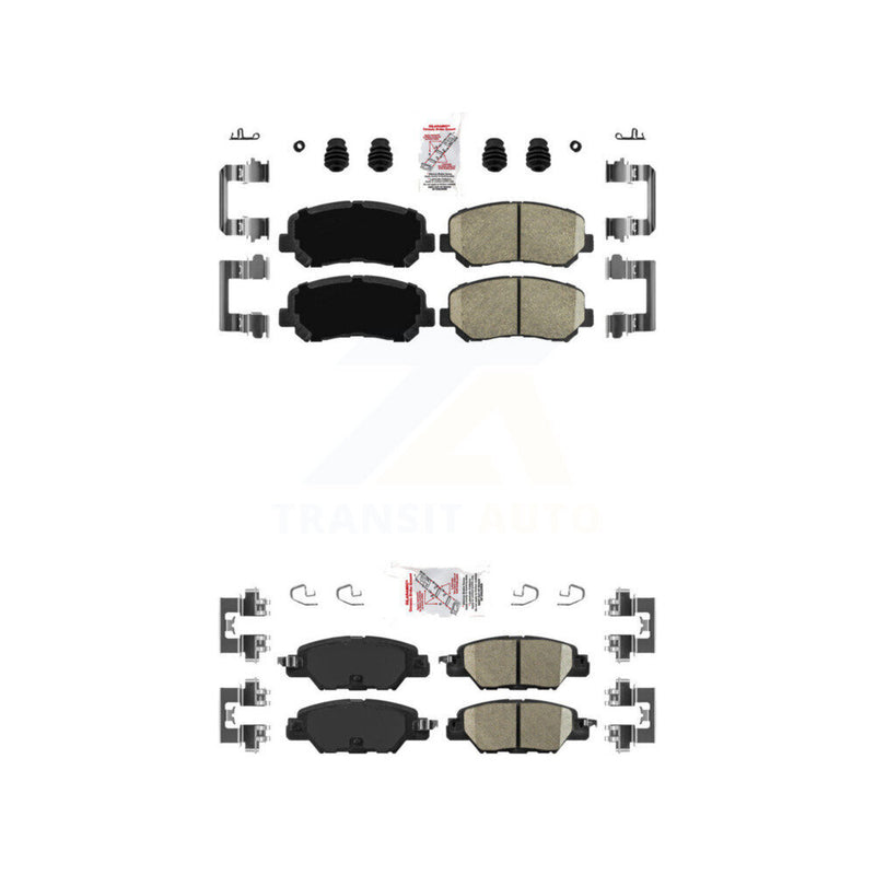 AmeriBRAKES KNF-101044 Disc Brake Pad for 2016-2024 Mazda CX-5 - Front and Rear
