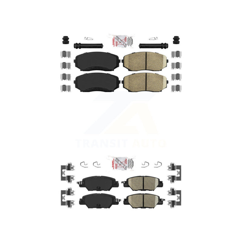 AmeriBRAKES KNF-101045 Disc Brake Pad for 2019-2024 Mazda CX-5 - Front and Rear