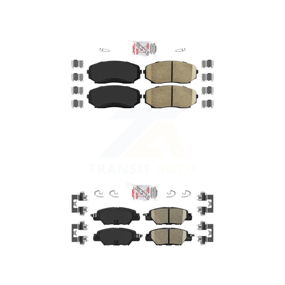 AmeriBRAKES KNF-101046 Disc Brake Pad for 2019-2024 Mazda CX-5 - Front and Rear