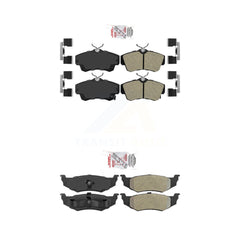 AmeriBRAKES KNF-101048 Disc Brake Pad for 2001-2010 Chrysler PT Cruiser, Dodge Neon - Front and Rear