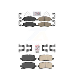 AmeriBRAKES KNF-101050 Disc Brake Pad for 2018-2020 Honda Odyssey - Front and Rear