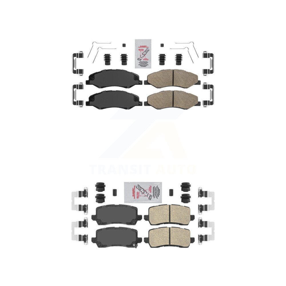 AmeriBRAKES KNF-101051 Disc Brake Pad for 2018-2020 Honda Odyssey - Front and Rear