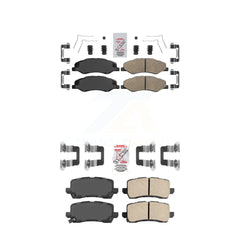 AmeriBRAKES KNF-101052 Disc Brake Pad for 2018-2020 Honda Odyssey - Front and Rear