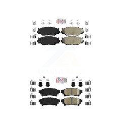 AmeriBRAKES KNF-101058 Disc Brake Pad for 2014-2015 Lexus IS250 - Front and Rear
