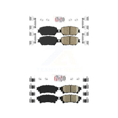 AmeriBRAKES KNF-101060 Disc Brake Pad for 2014 Lexus IS250 - Front and Rear
