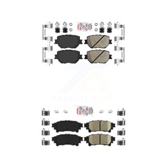 AmeriBRAKES KNF-101062 Disc Brake Pad for 2014-2015 Lexus IS250 - Front and Rear
