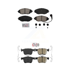 AmeriBRAKES KNF-101064 Disc Brake Pad for 2015-2023 Audi A3 Quattro, Volkswagen Arteon and More - Front and Rear