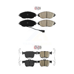 AmeriBRAKES KNF-101065 Disc Brake Pad for 2015-2023 Audi A3 Quattro, Volkswagen Arteon and More - Front and Rear