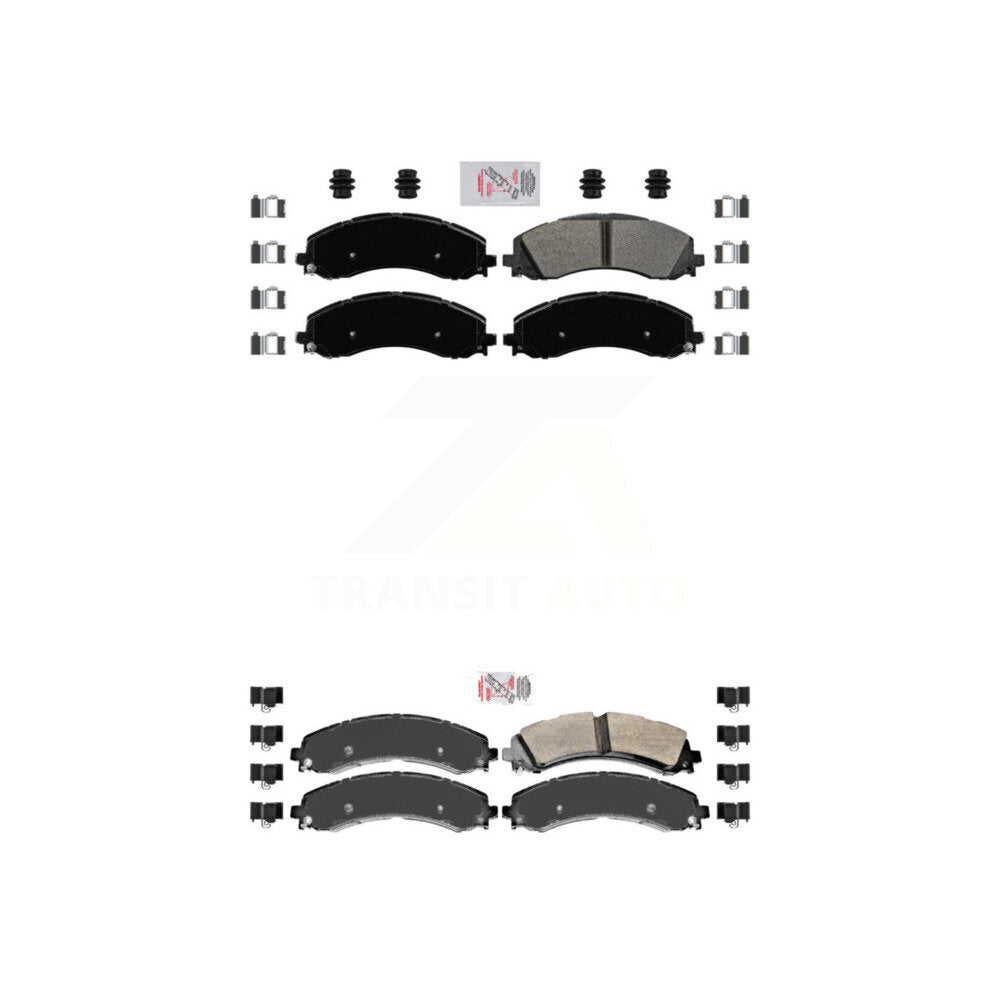 AmeriBRAKES KNF-101076 Disc Brake Pad for 2019-2022 Ram 3500 - Front and Rear