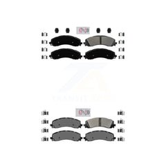 AmeriBRAKES KNF-101077 Disc Brake Pad for 2019-2024 Ram 2500, Ram 3500 - Front and Rear